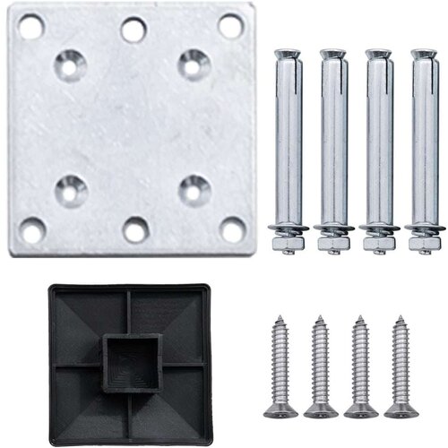 VidaXL set WPC ograda 10 kvadratnih + 1 kosa 1830 x 186 cm sivi Slike