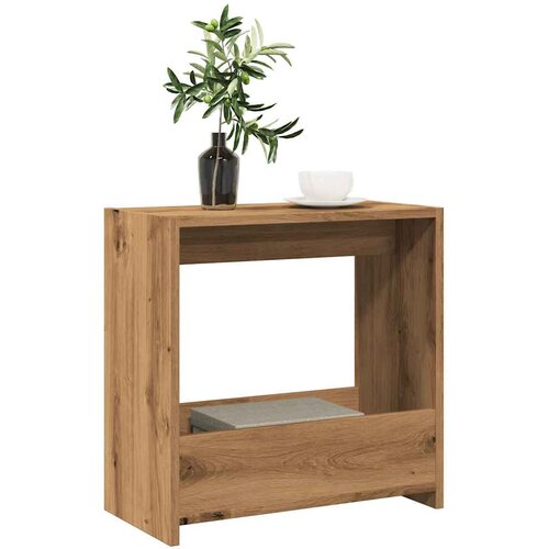 vidaXL Pomoćni stol Artisan hrast 50x26x50 cm izrađeno drvo Cijene