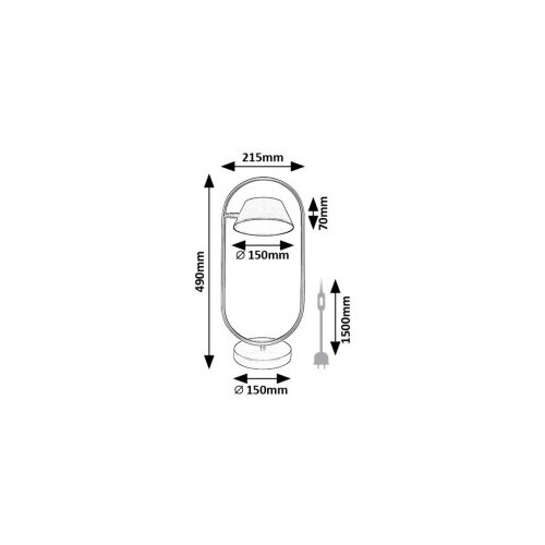 Rabalux Odiss Stone lampe ( 74190 ) Slike