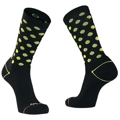 Northwave Cyklistické ponožky Core Sock Black/Yellow Flu