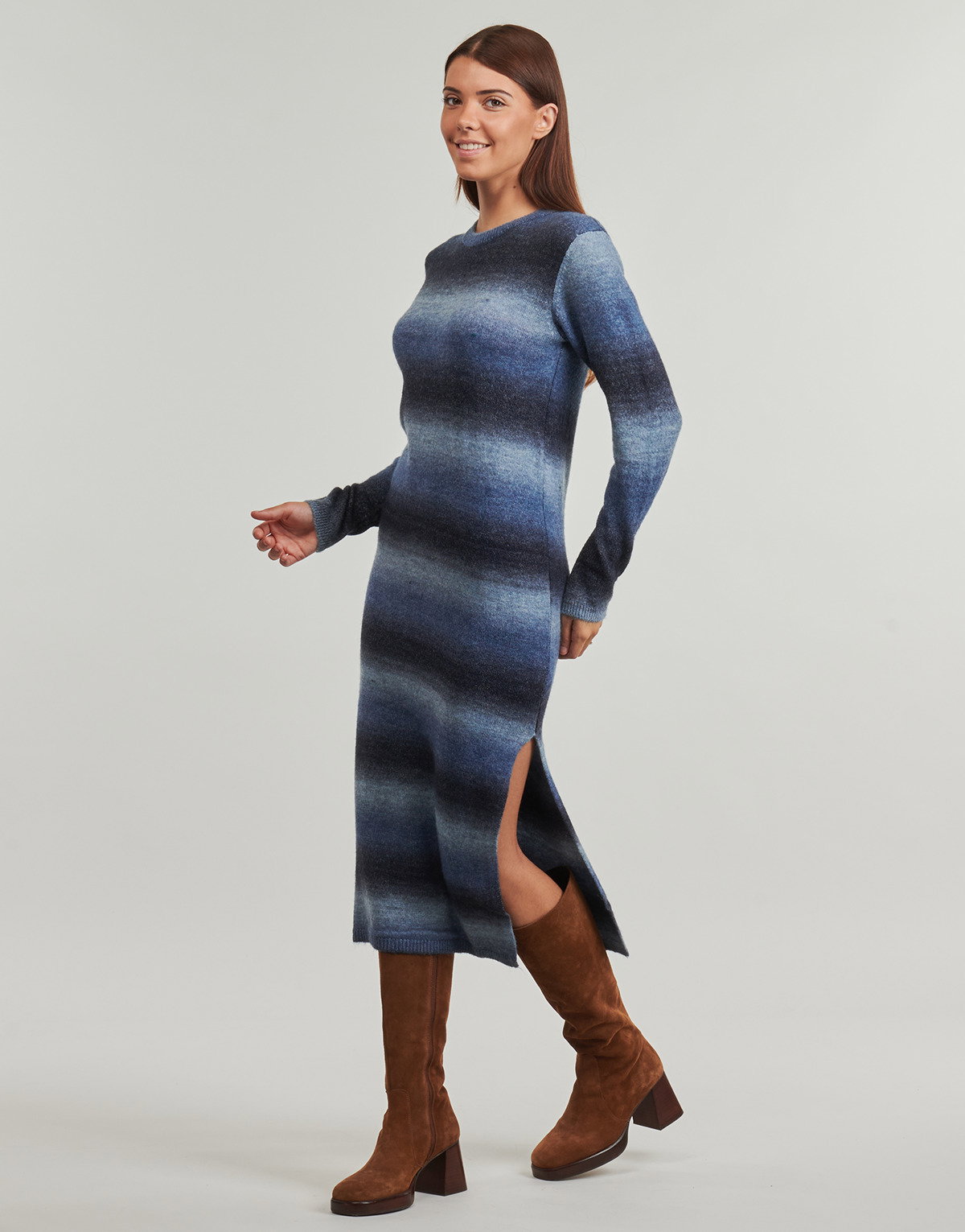 PepeJeans COLOMBE DRESS Plava Slike