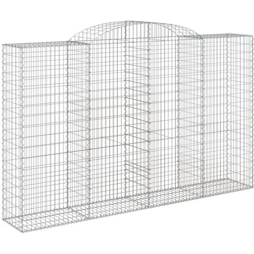  Lučne gabionske ko&amp;scaron;are 5 kom 300x50x180/200cm pocinčano željezo Slike