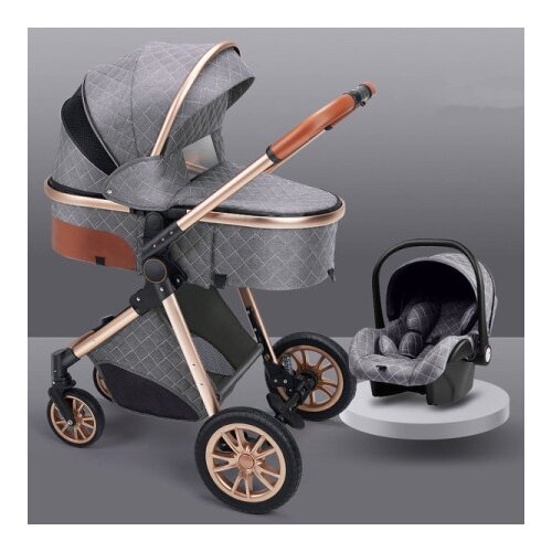 Thema Sport TSport ts-001a decija kolica siva sa nosiljkom ( TS-001B SI ) Slike