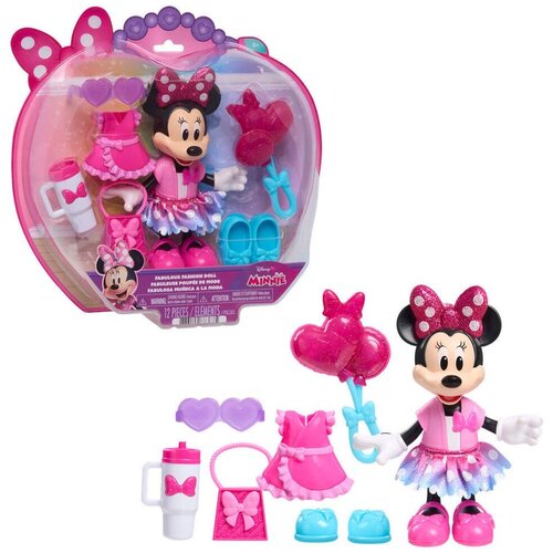 Mickey &amp;amp; Minnie Disney Minnie Mouse modna lutka Fabulous Fashion s dodacima Slike