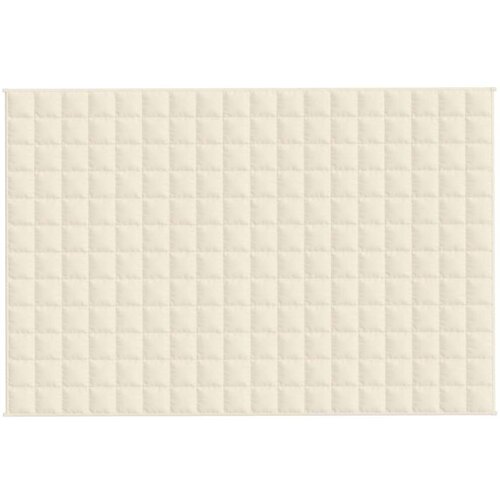 VidaXL Te&amp;scaron;ka deka svijetla krem 122x183 cm 5 kg od tkanine Slike