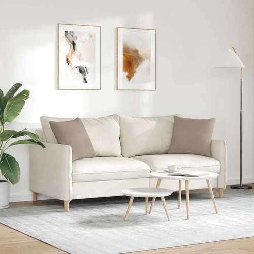 VidaXL jastučići za sofu 2 pcs sivo-smeđa 45 x 45 cm tkanina Slike