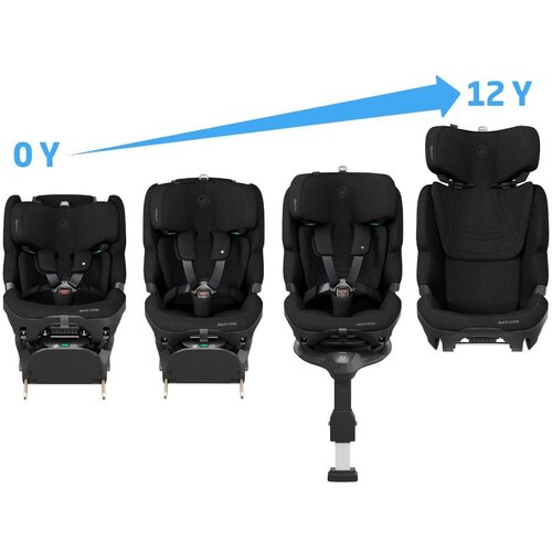 Maxi-Cosi Avtosedež i-size 40-150 cm Pearl XL slide pro authentic black Slike