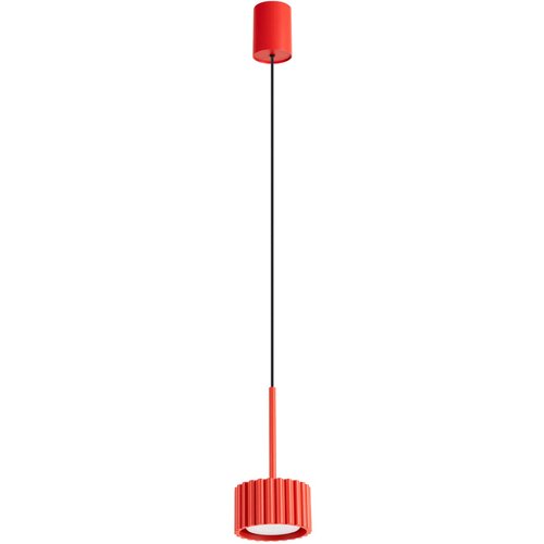 Sollux Lighting Viseča svetilka AURA 1 rdeča Gx53, (5000284986) Cene