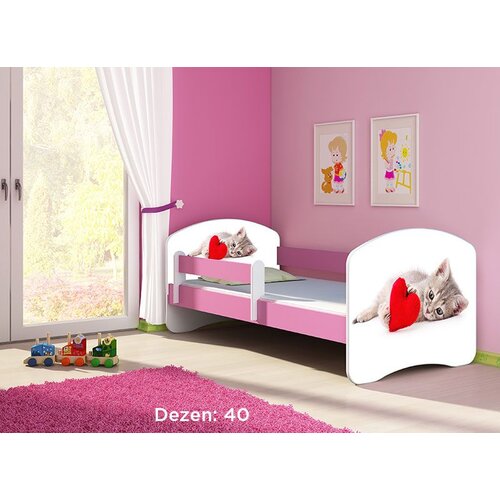 ACMA dečiji krevet ii 180x80 + dušek 6 cm PINK40 Cene