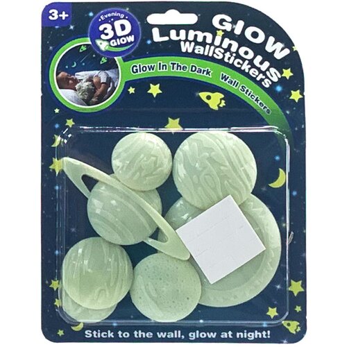  Zidne naljepnice glow in the dark - Planeti Cijene