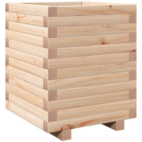  Vrtna sadilica 40 x 40 x 49,5 cm od masivne borovine Slike