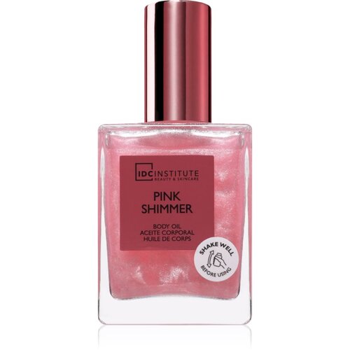 IDC INSTITUTE Shimmer Pink ble&amp;scaron;čeče olje za telo 45 ml Slike