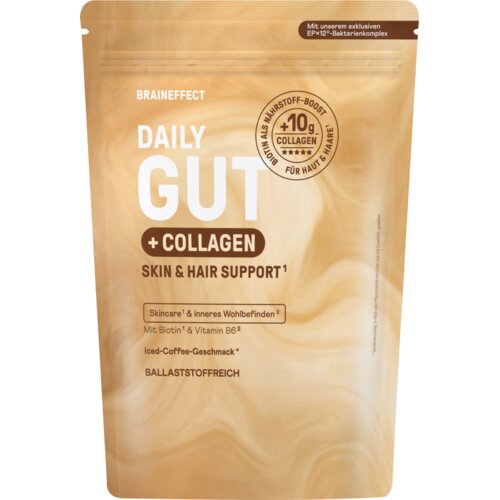 BRAINEFFECT Daily Gut + Collagen Skin &amp;amp; Hair Support - Iced Coffee Slike