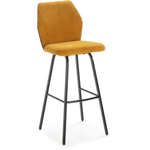 Marckeric Gorčično rumeni barski stoli v kompletu 2 ks 75 cm Pol &amp;ndash; Marckeric Slike