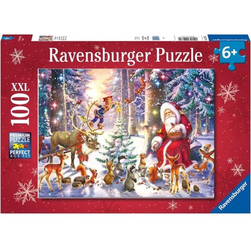 Ravensburger puzzle (slagalice) - Božićna čarolija 100 XXL delova Slike