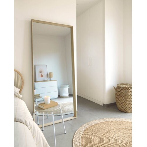 Kave Home Zidno ogledalo 80x180 cm Nerina Natural &amp;ndash; Slike