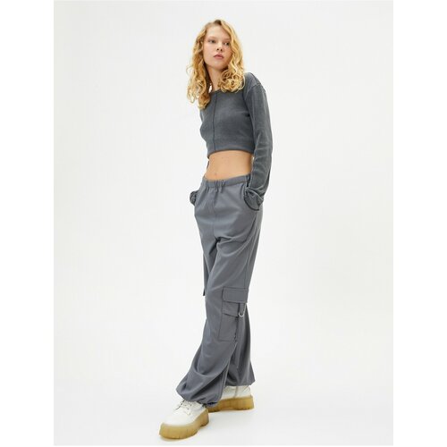 Koton Jogger Cargo Pants Elastic Normal Waist Pocket Comfortable Fit Slike