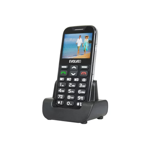 Evolveo Easyphone xd telefon za starejše - črn