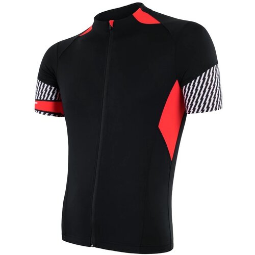 Sensor Men's Jersey Cyklo Race Black/Red Slike
