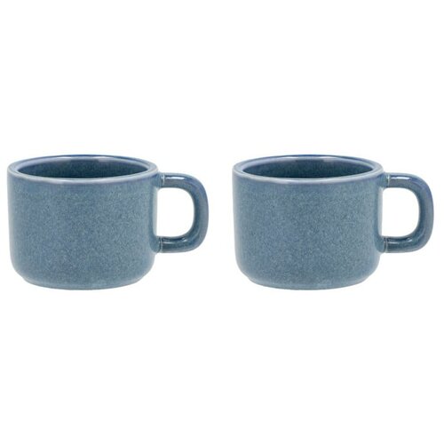 Villa Collection set od 2 plave porculanske &amp;scaron;alice fjord, 100 ml Slike