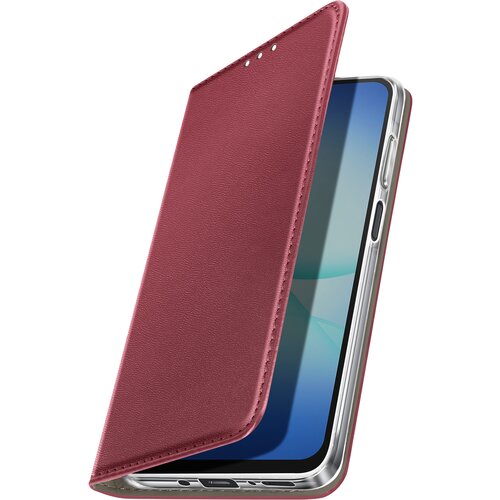 AVIZAR Preklopna torbica za Galaxy A17, magnetna, z držalom za kartice in funkcijo stojala, Bordeaux, (5000189987) Cene