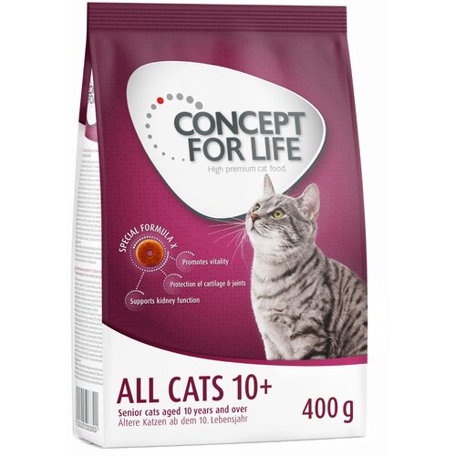 Concept for Life Snižena cijena! 400 g - All Cats 10+ Cijene