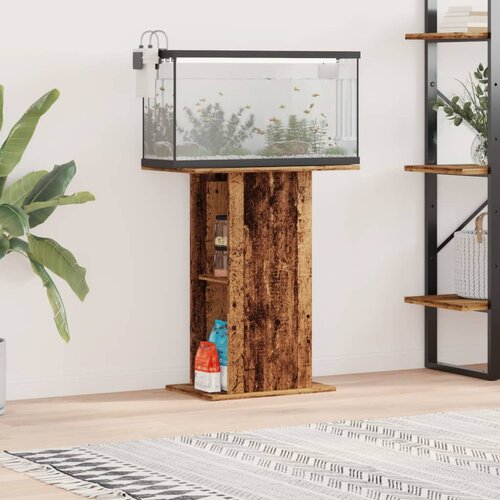  Stalak za akvarij boja drva 36x60,5x72,5 cm konstruiranog drva Slike