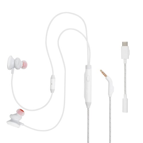 JBL Quantum 50 USB-C žične gaming slu&scaron;alke v beli barvi Cene