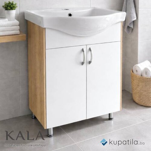  Kupatilski Ormarić 55cm hrast N Kala Cene