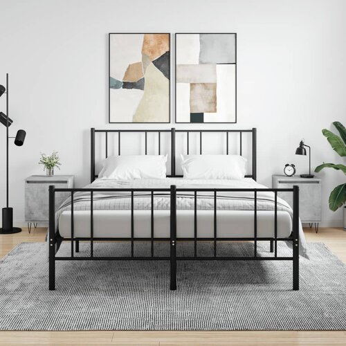 vidaXL Noćni ormarići 2 kom boja betona 40x30x50 cm konstruirano drvo Cijene
