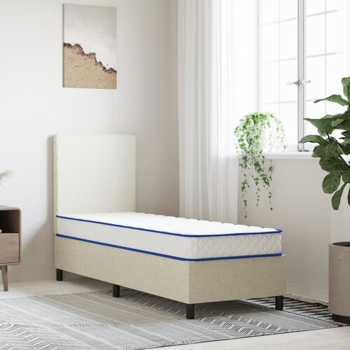 vidaXL Vzmetnica s spominsko peno bela 70x200x17 cm Cene