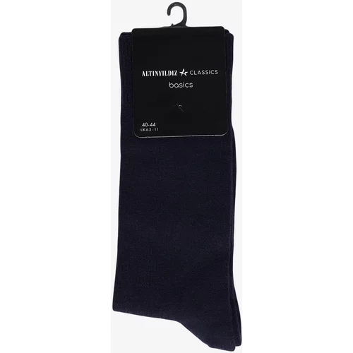 ALTINYILDIZ CLASSICS Men's Navy Blue Bamboo Single Socks
