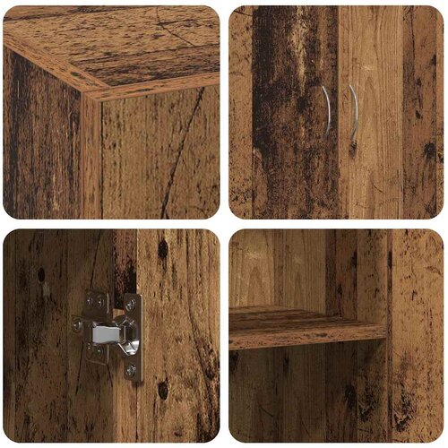  Uredski ormar Crni hrast 70 x 32 x 77.5 cm Konstruirano drvo Slike