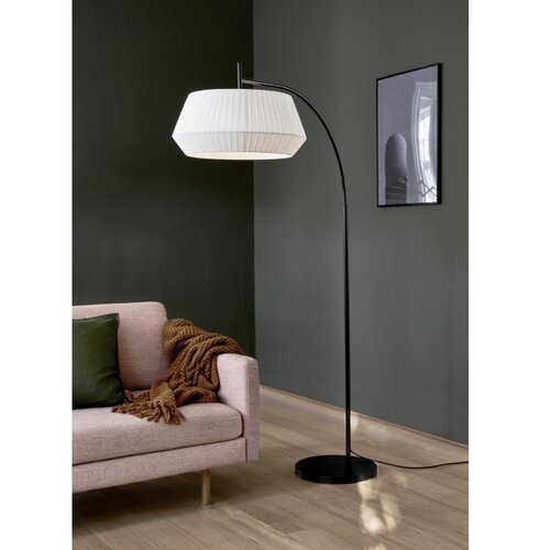 Nordlux Stojeća lampa DICTE 1xE27/60W/230V crna/bela Slike