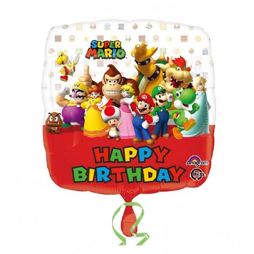 Amscan Balon rođendanski Super Mario 43cm S60 3200901 Cijene