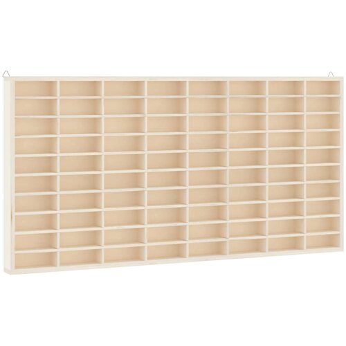  Drvena kolekcionarska vitrina s 80 odjeljaka 80x4,5x40,5 cm Slike