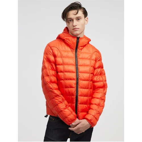 Diesel Jacket - W-SCOTT-NW JACKET orange