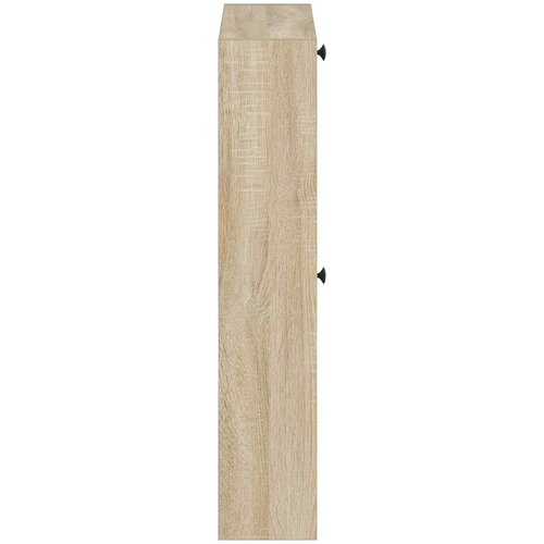  Ormar za cipele na zidu ALKMAAR 71 x 17 x 86 cm Hrast sonoma Slike