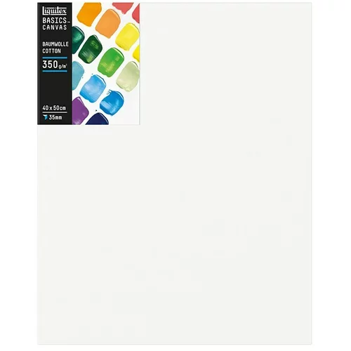 LIQUITEX Basics Slikarsko platno sa drvenim okvirom Canvas Deep Edge (50 x 40 x 3,5 cm, Pamuk, Trostruko grundirano)