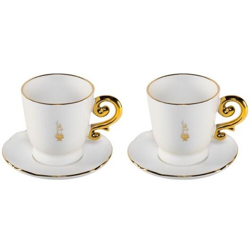 Bialetti Set 2 Cappucio Tassen inkl. Untertassen Pure Gold Cijene