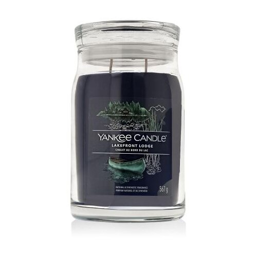 Yankee Candle Signature Lakefront Lodge 567 g di&amp;scaron;eča svečka Slike