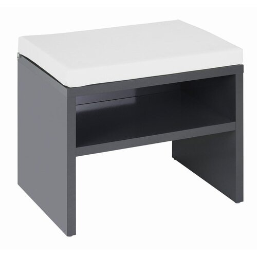 Novel klop, tekstil, leseni material antracit Slike