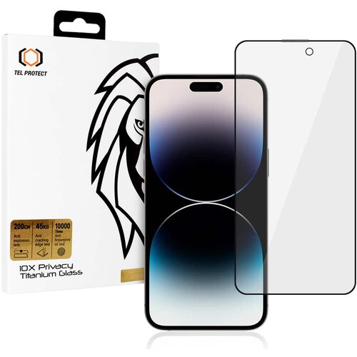  Zatemnjeno kaljeno steklo Privacy Titanium za iPhone 14 Pro Max Cene