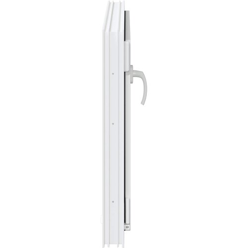  Prozor za podrum RISOR 80 x 50 cm PVC i staklo Bijela Slike