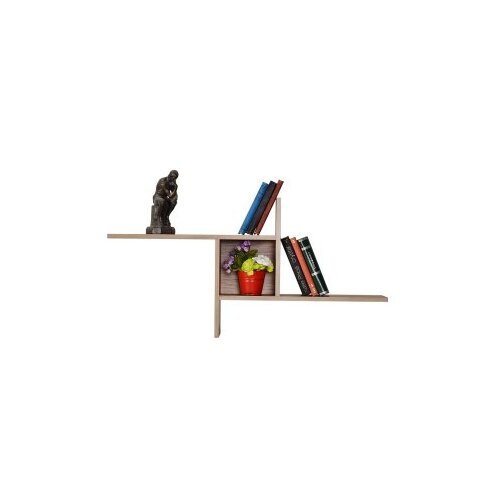 Woody Fashion Raf-04-Tt-1 Light Walnut Wall Shelf Cene