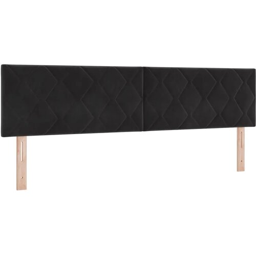  Krevet od pjene s madracem i LED-om Crna 180 x 200 cm Bar&amp;scaron;un - Crna 180 x 200 cm Dizajn s rombovima Slike