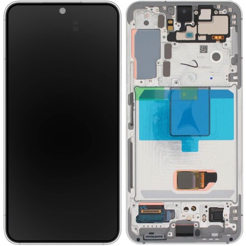 Samsung Steklo in LCD zaslon za Galaxy S22 5G / SM-G901, originalno, belo Cene