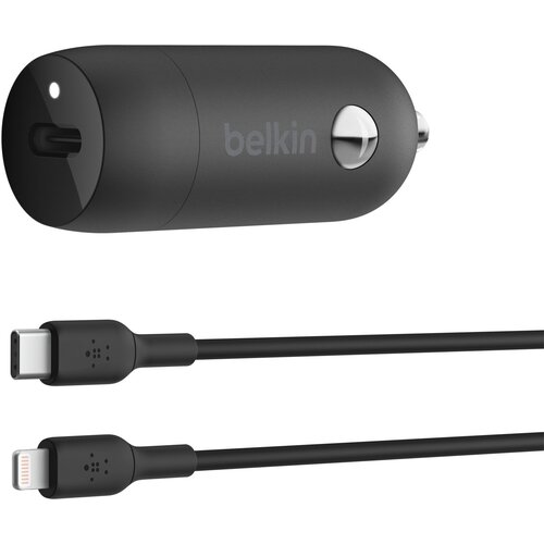 Belkin USB-C Car Charger 30W PD 1m Lightning-Cable CCA004bt1MBK5 Cijene