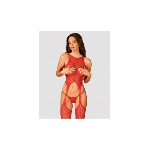 Obsessive N122 Bodystocking Red S/M/L