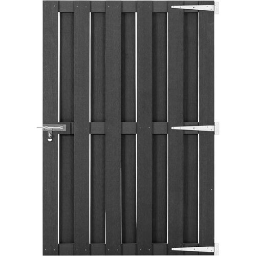 vidaXL vrtna vrata od wpc-a 100 x 150 cm siva Cijene